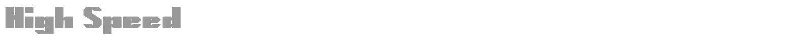 High Speed font preview